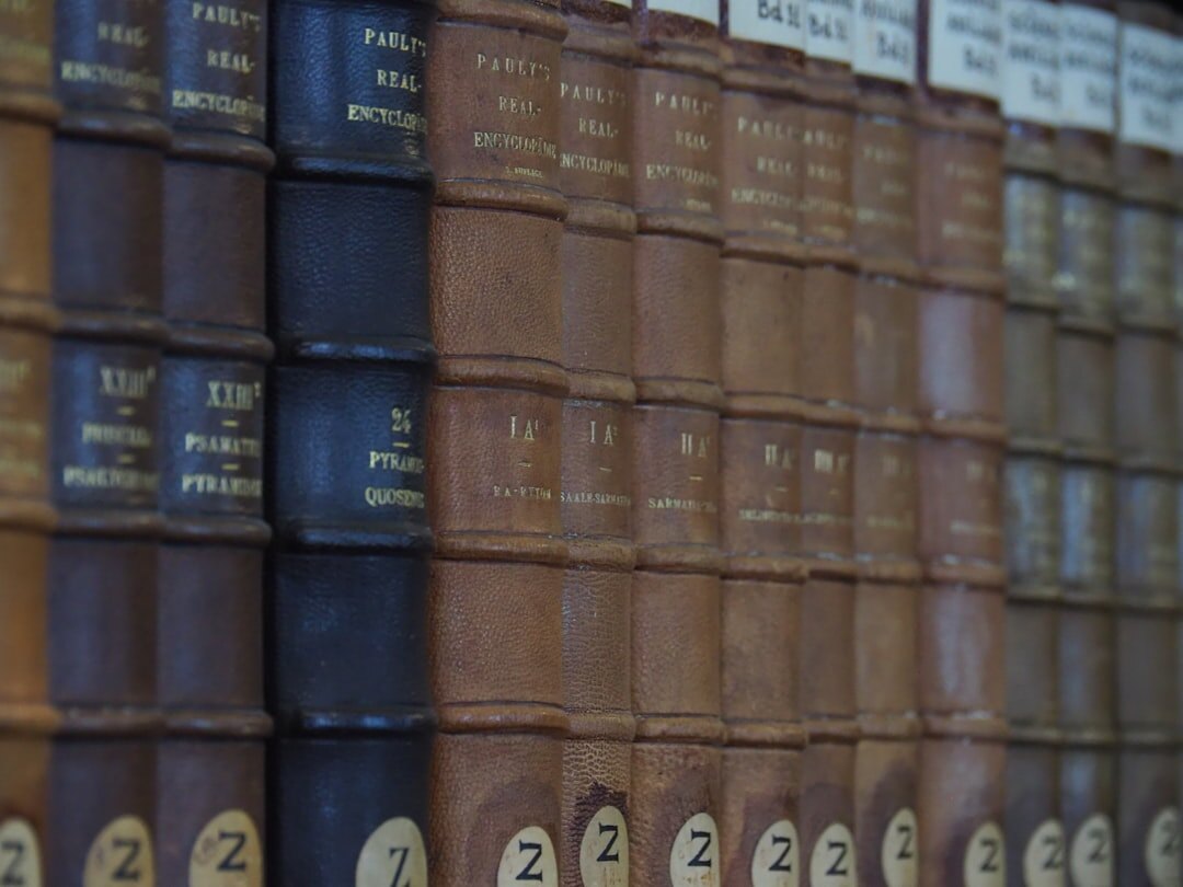 old books in library